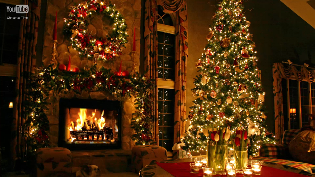 Christmas Fireplace In HD With Classical Christmas Music - Over 1 Hour Of Classical Christmas Music