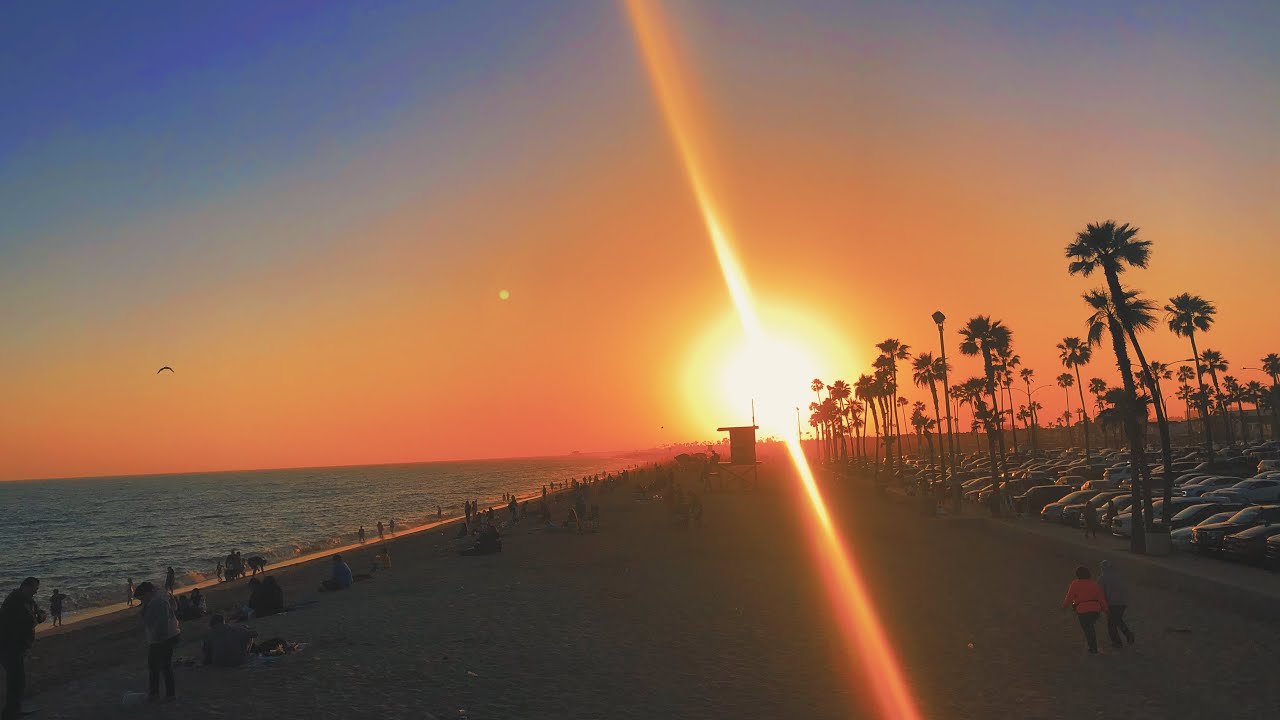 Newport Beach Sunset Timelapse With Music