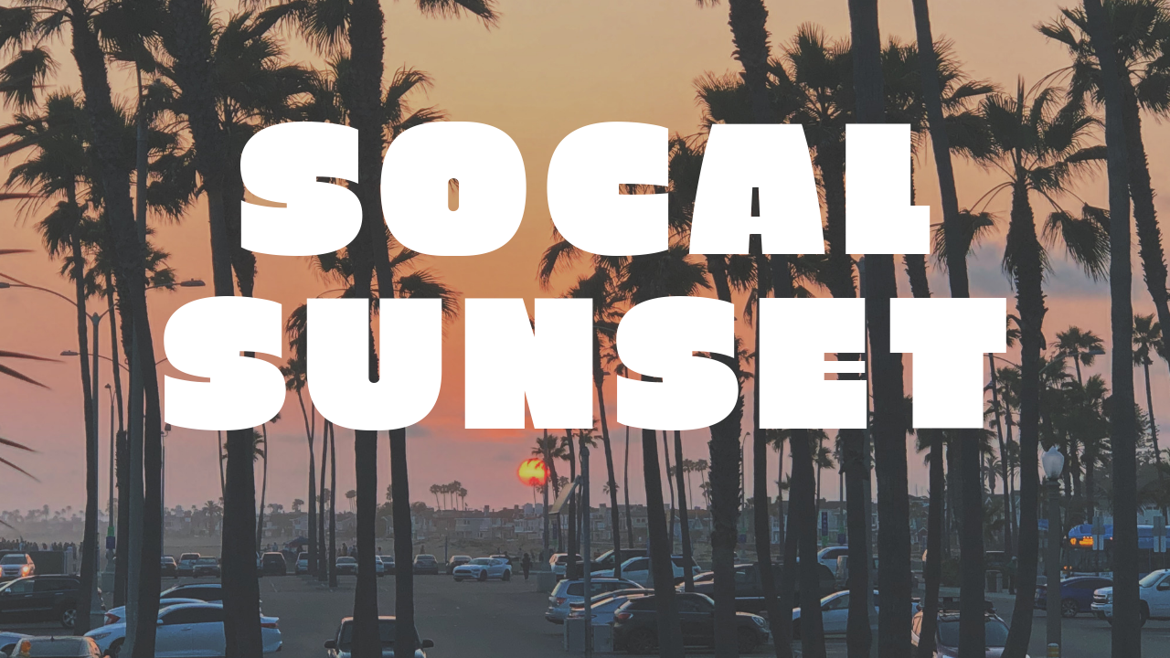 SoCal Sunset At Newport Beach